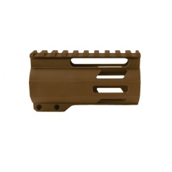 CERAKOTE BURNT BRONZE| AR-15 4" M-Lok Super Slim Free Float Handguard